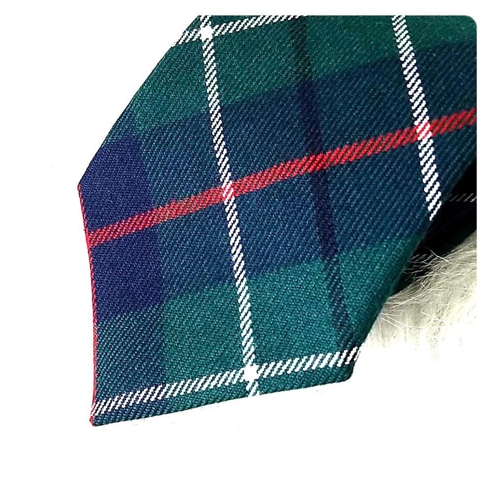 Leslie Clans of Scotland wool tie